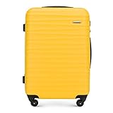 WITTCHEN Koffer – Mittelgroßer | hartschalen, Material: ABS | hochwertiger und Stabiler | Gelb |...