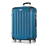 MERISH Reisekoffer Koffer Kofferset Trolleys Zwillingsrollen 3tlg. Hartschale in 9 Farben (Petrol,...
