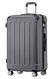 BEIBYE Hartschalen-Koffer Trolley Rollkoffer Reisekoffer Handgepäck 4 Rollen (M-L-XL-Set) (Dark...