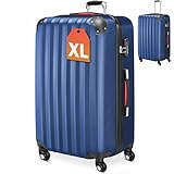 Monzana® Koffer Handgepäck ABS Hard Case 4 Rollen Teleskopgriff Zahlenschloss Kantenschutz...
