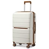 British Traveller Reisekoffer Mittelgroß Koffer Trolleys Mittelgroß Hartschalenkoffer 100% PP...