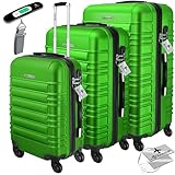 KESSER® 3tlg. Hartschalenkofferset Hartschalenkoffer Reisekoffer Set Reisekofferset Trolley Koffer...